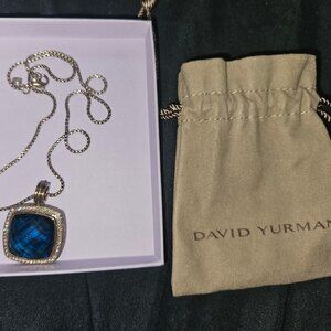 David Yurman Albion Pendant With Diamonds in Silver